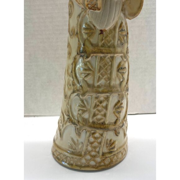 Vintage Santa Claus Figurine Holding Tree Christmas Decor Vintage Folk Art - Picture 6 of 9